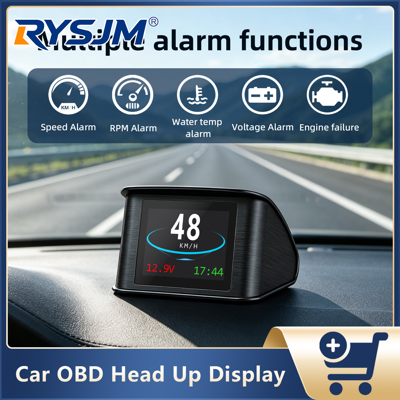 Electronics Gadgets Wholesale - Car OBD Meter Smart Head Up