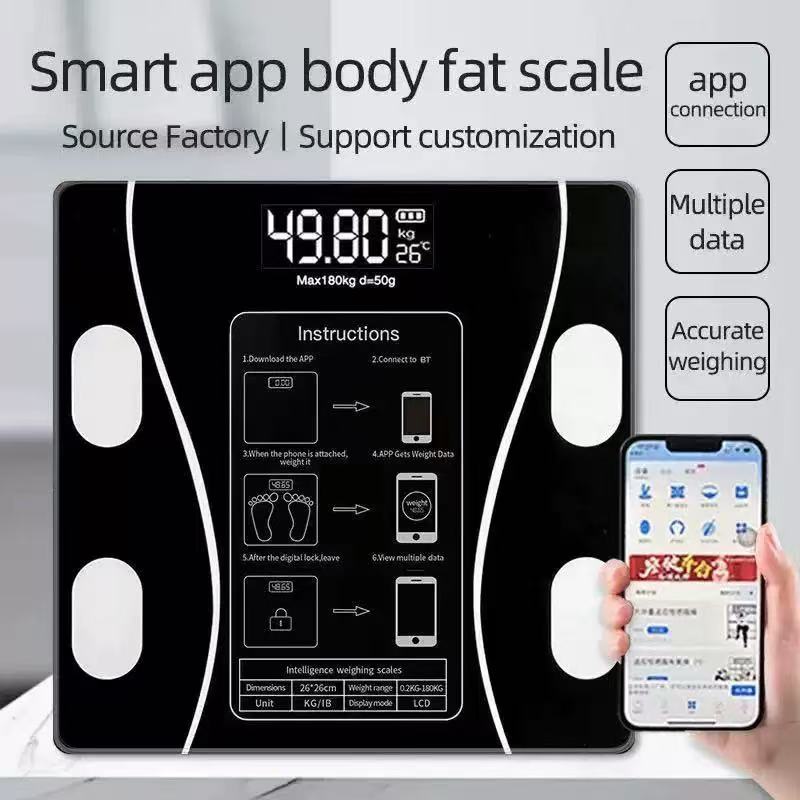 Body Fat Scale Smart - Smart Wireless Digital Body Fat Scale