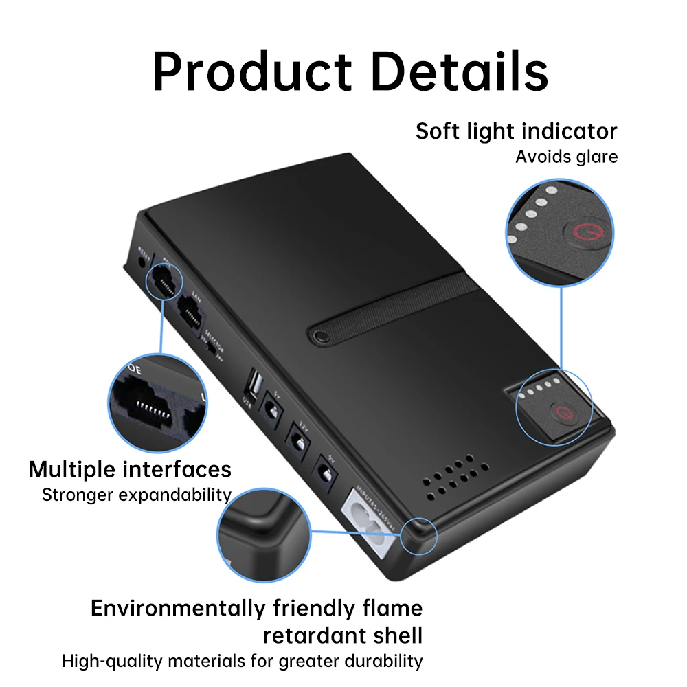 Mini UPS Power Supply for Rout - Portable Wifi Hotspot review and price