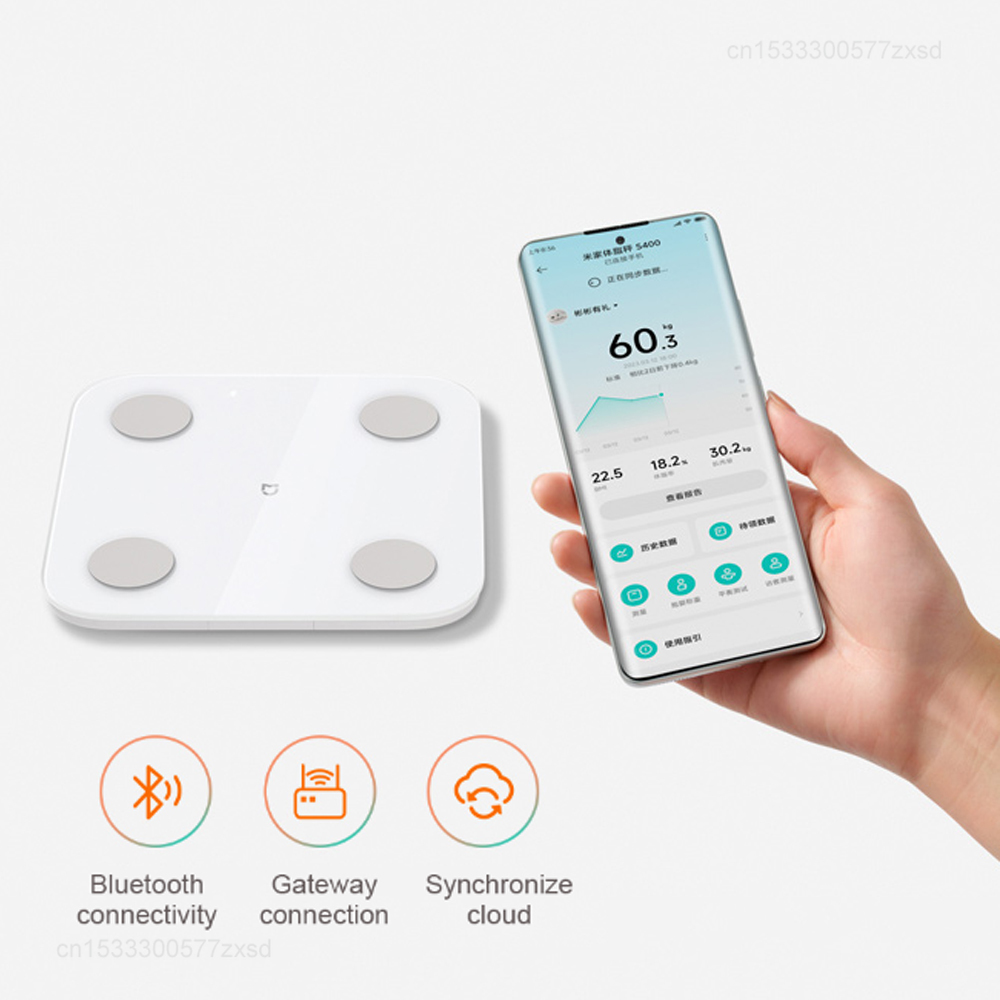 Mijia Body Fat Scale S400 Blue - Body Fat Scale Smart review and price