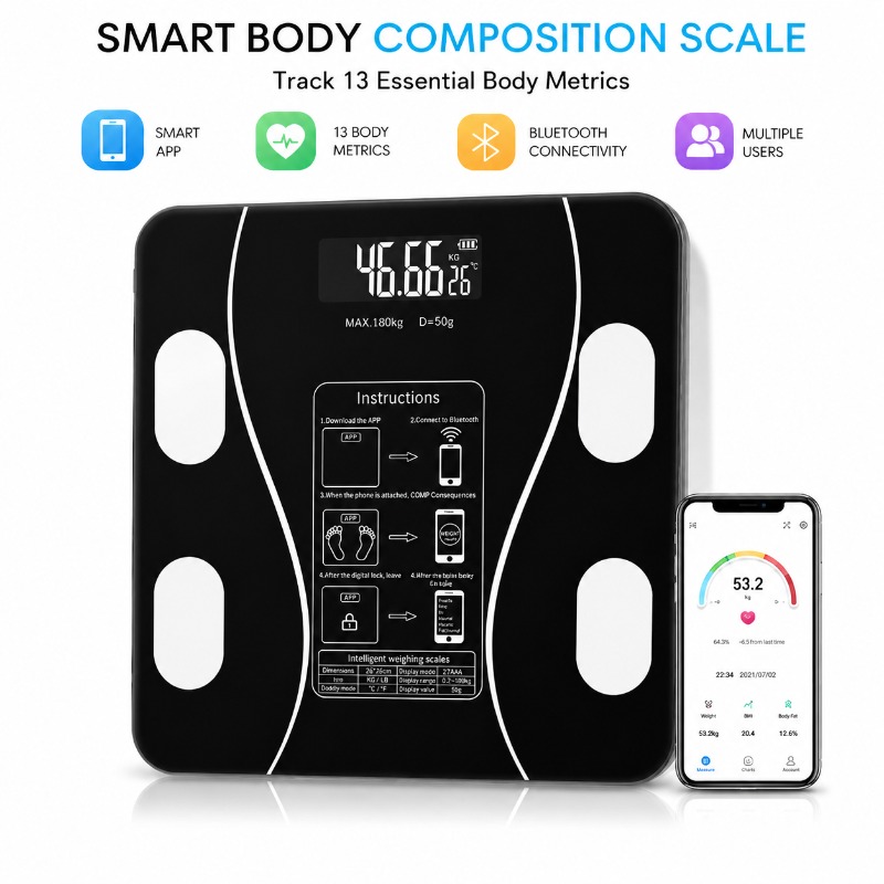 Smart Bluetooth Body Fat Scale - Body Fat Scale Smart review and price