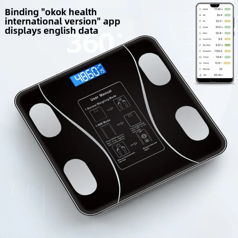 26X26cm Rechargeable Model Sma - Body Fat Scale Smart review and price