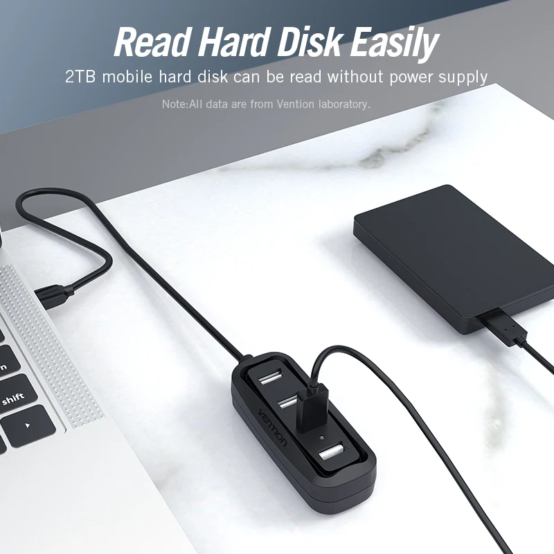 Vention USB 2.0 HUB 4 Port wit - Electronics Gadgets Wholesale review and price