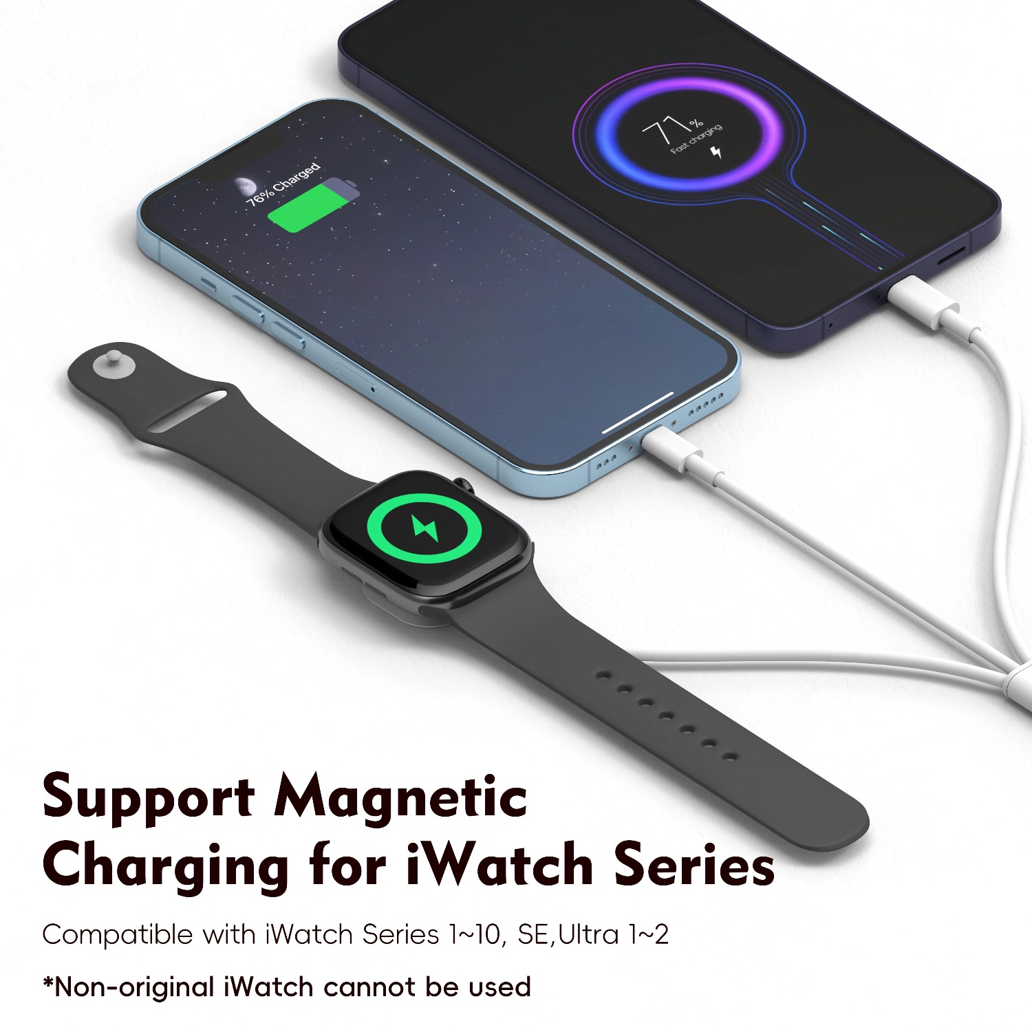 3 in 1  Magnetic Watch Charger - Portable Wifi Hotspot review and price