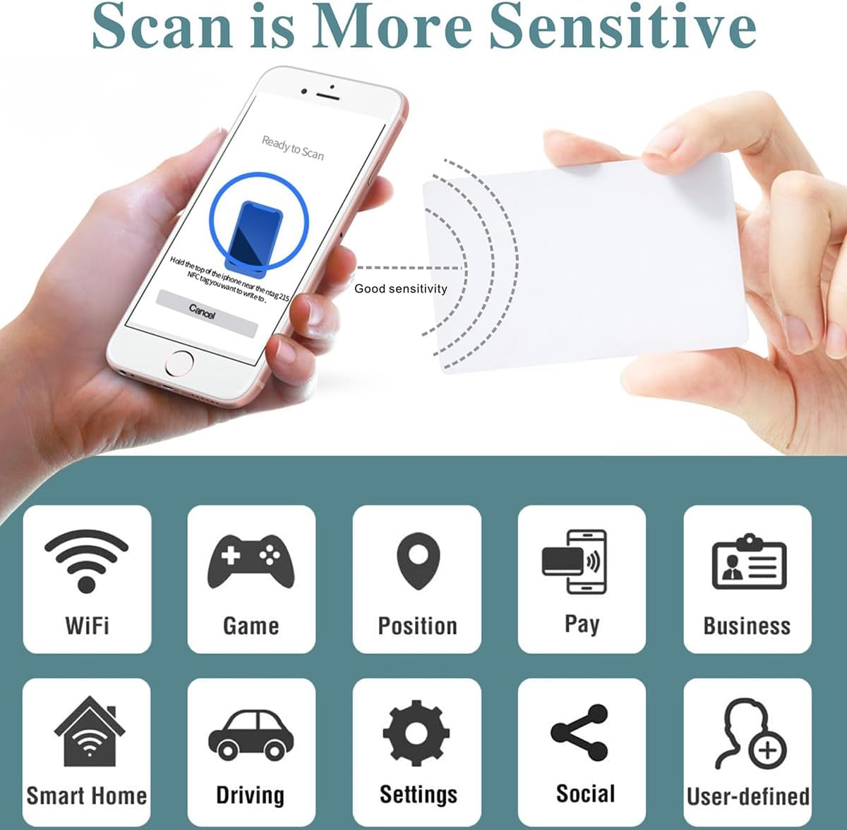 2-20Pcs Ntag216 Ntag215 Ntag21 - Nfc Tag Programmable review and price