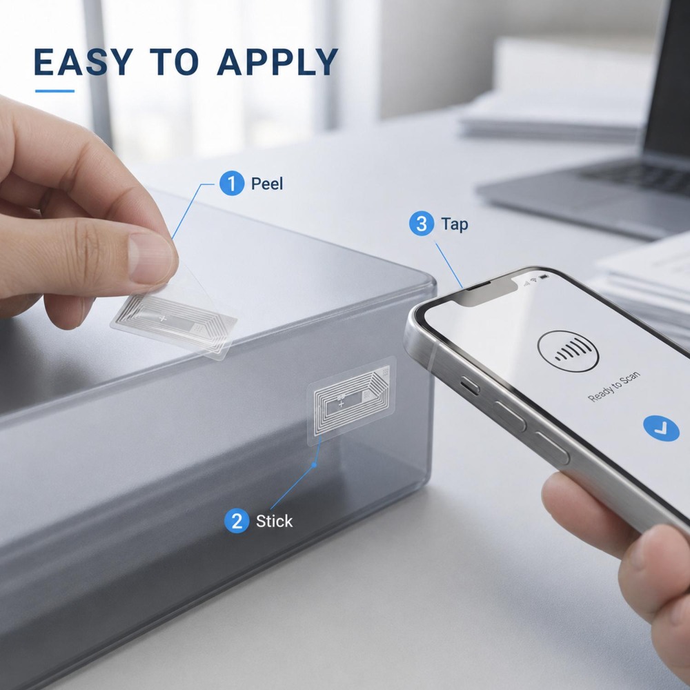 NFC Tag Sticker Ntag213 Adhesi - Nfc Tag Programmable review and price